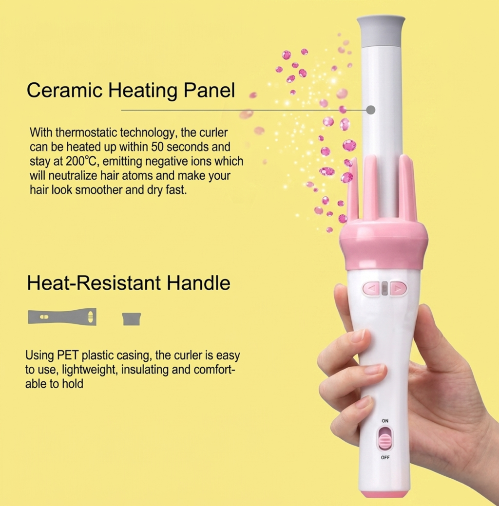 Automatic Hair Curler Wand