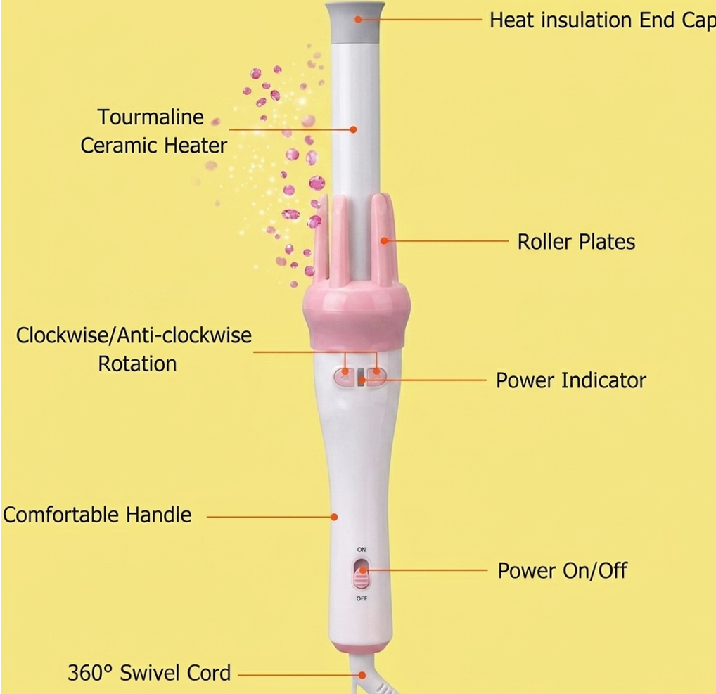 Automatic Hair Curler Wand