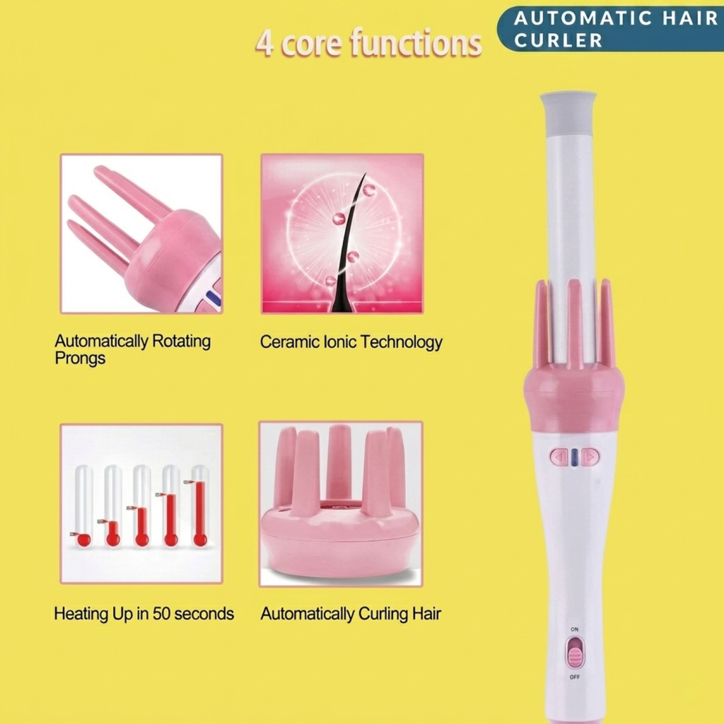 Automatic Hair Curler Wand